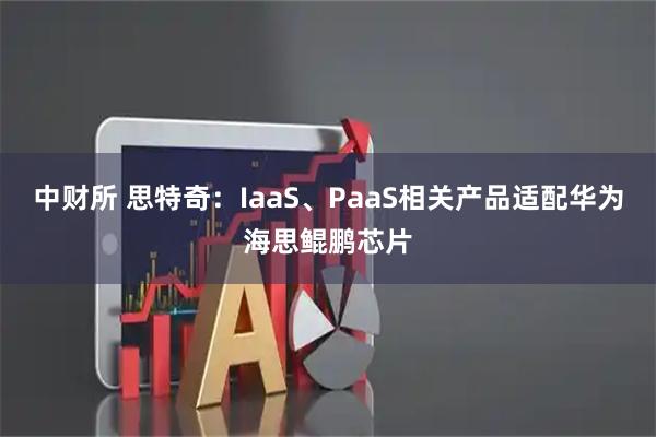 中财所 思特奇：IaaS、PaaS相关产品适配华为海思鲲鹏芯片